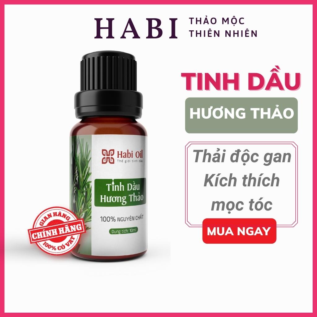 Tinh dầu hương thảo nguyên chất, tinh dầu thiên nhiên Rosemary giúp tăng cường trí nhớ, hỗ trợ thải độc gan 10ml