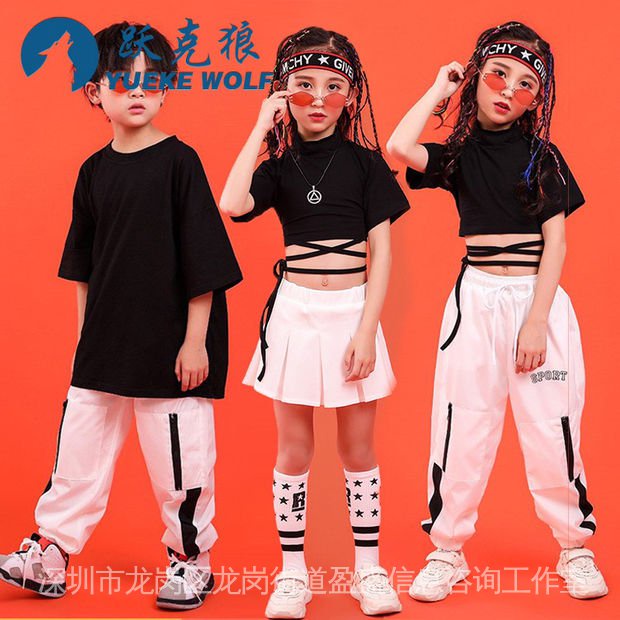 Trang Phục Biểu Diễn Nhảy Hip Hop Thời Trang Mùa Hè Cho Bé