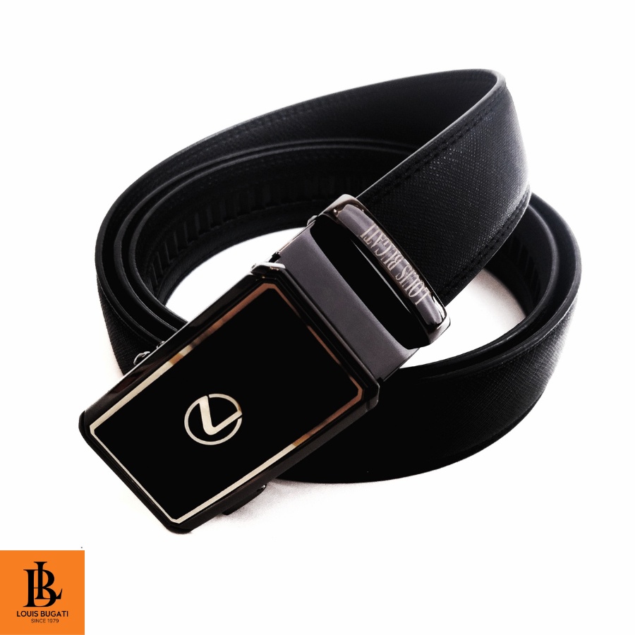 Thắt lưng nam da bò thời trang LOUIS BUGATI DM01