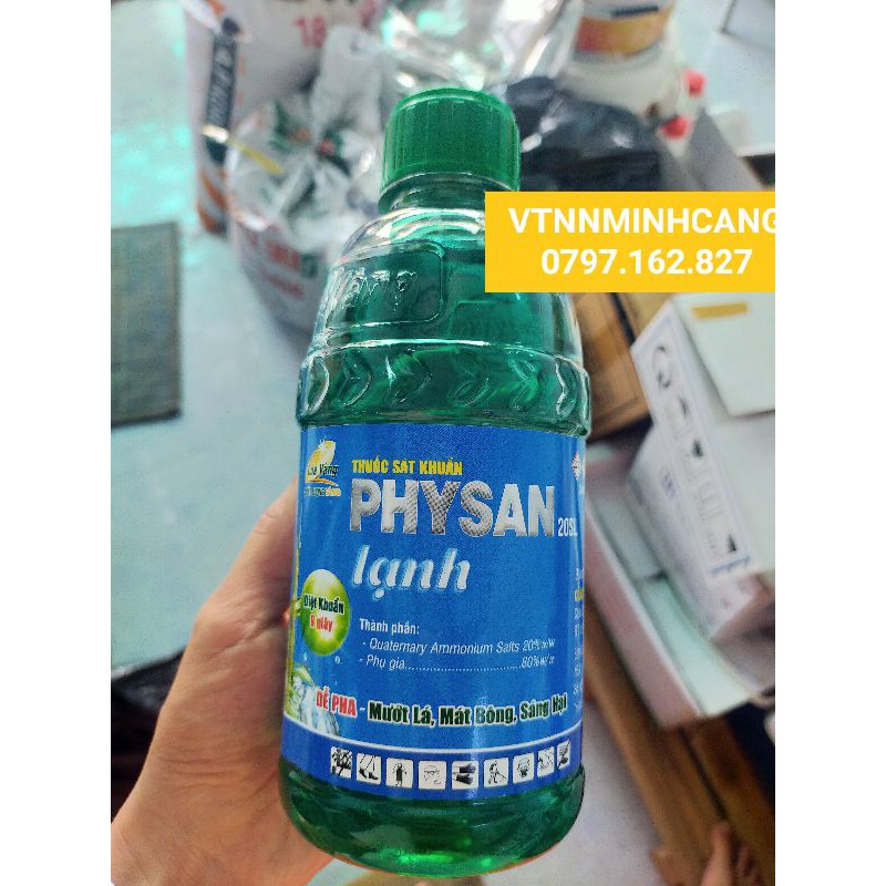 ĐẶC TRỪ VI KHUẨN PHYSAN 20SL LẠNH (chai 480ml)