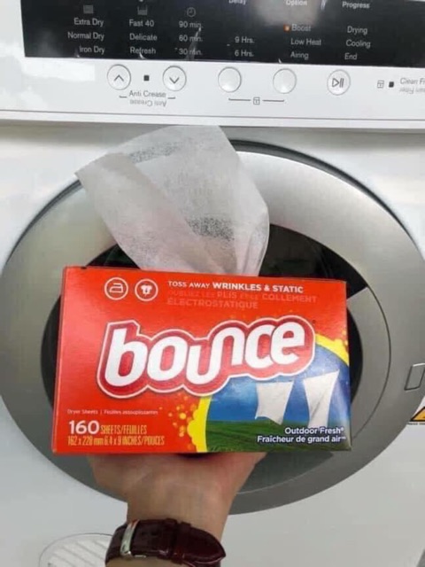 Giấy thơm mùi Mỹ -  Bounce hộp 160 tờ