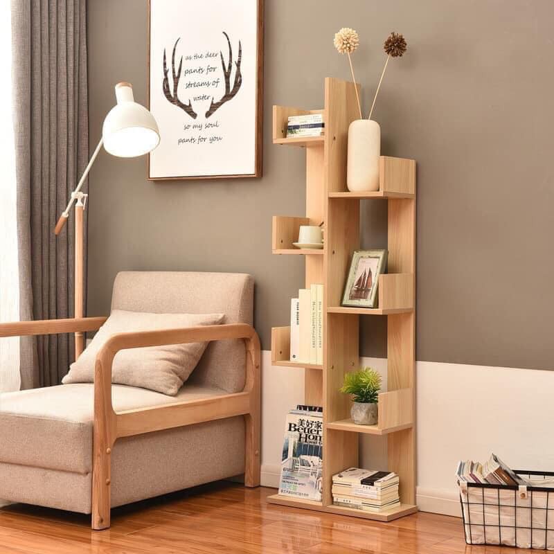 Kệ Sách Hình Cây Xương Rồng Gỗ MDF Chống Thấm Tốt