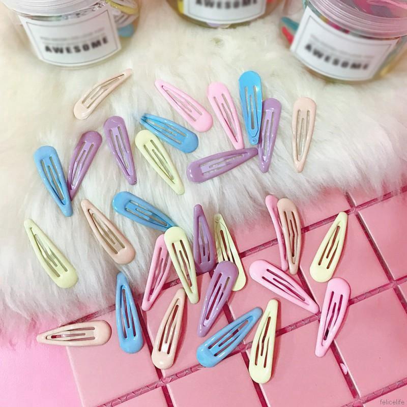 Set 30 kẹp tóc hình dáng dễ thương xinh xắn dành cho bé gái