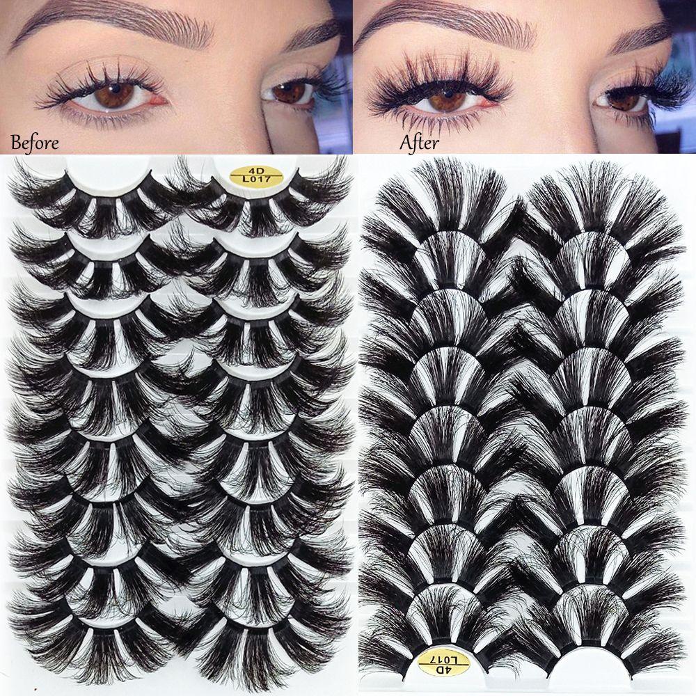 Set 8 Cặp Lông Mi Giả SOFTNESS SKONHED 25mm Handmade Dành Cho Trang Điểm