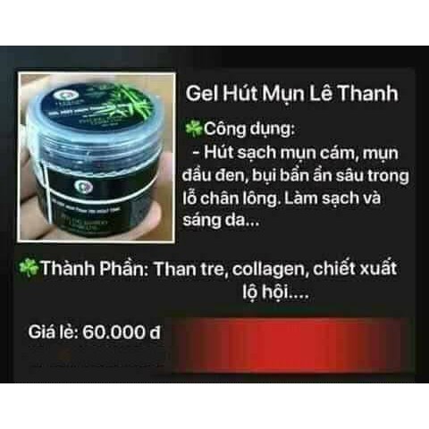 Gel Hút Mụn Hoạt Tính Lê Thanh