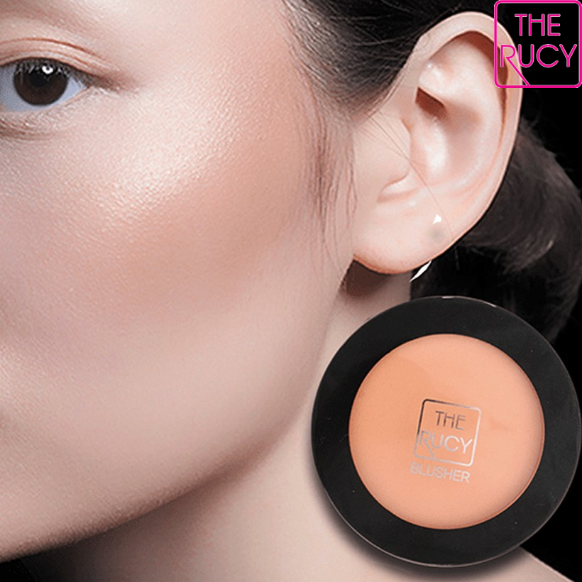 Bộ sản phẩm phấn má hồng The Rucy màu 3 6g và son lì Blooming màu The Rucy 2 3.5g