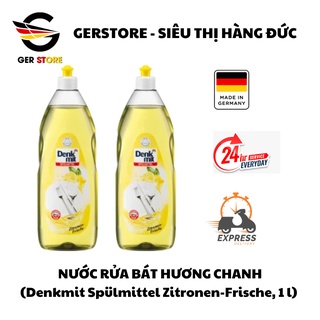 Nước rửa bát Denkmit hương chanh 1 Lít - Spülmittel Zitronen-Frische - Gerstore