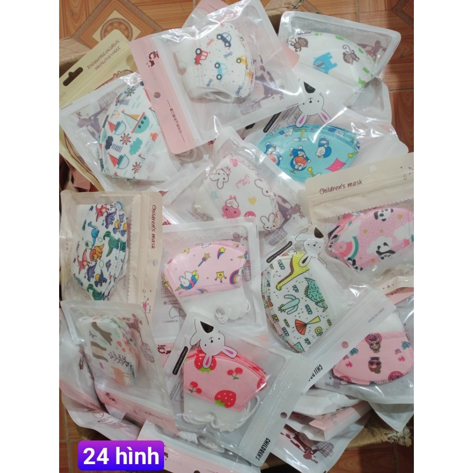 Sét 10  khẩu trang kháng khuẩn cho bé