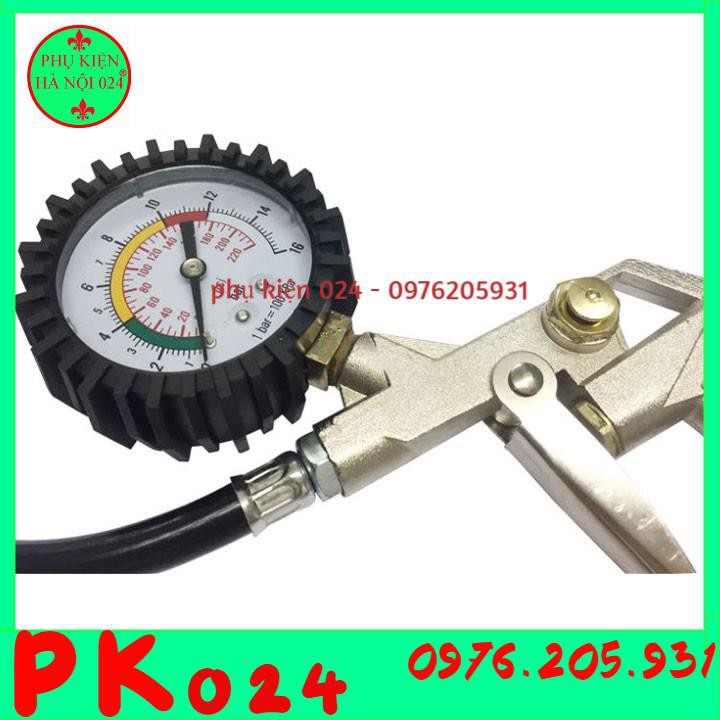 Tay bơm lốp xe có đồng hồ đo Century tay cầm dạng súng, thẳng hai loại