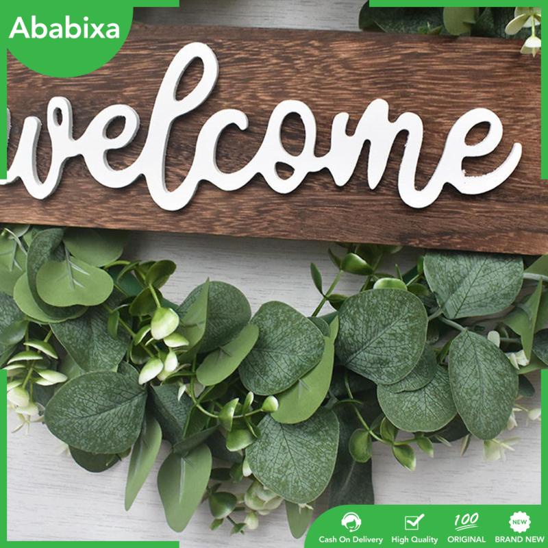 [Ababixa] Vòng Hoa Chào Mừng Bằng Gỗ Trang Trí Giáng Sinh / Nhà Hàng / Trong Nhà / Ngoài Trời