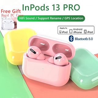 Tai nghe không dây Bluetooth 5.0 InPods 13 pro màu macaron điều khiển cảm ứng thông minh