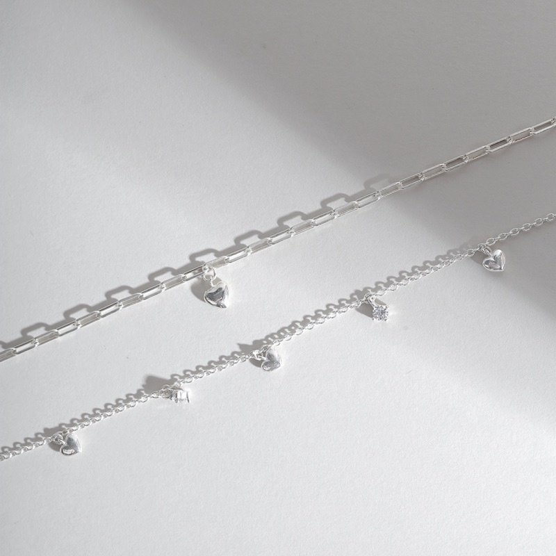 Lắc Tay Bạc Nữ 925 BLING IT Trái Tim Đơn Giản Nữ Tính Tiểu Thư, Quà Tặng Valentine 14/2, Quà 8/3 Ý Nghĩa - BIVT138