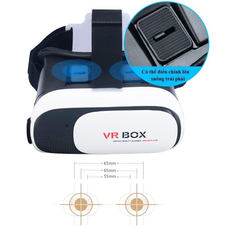 Kính 3D Thực Tế Ảo VR Box Version 2 Cao Cấp Hơn