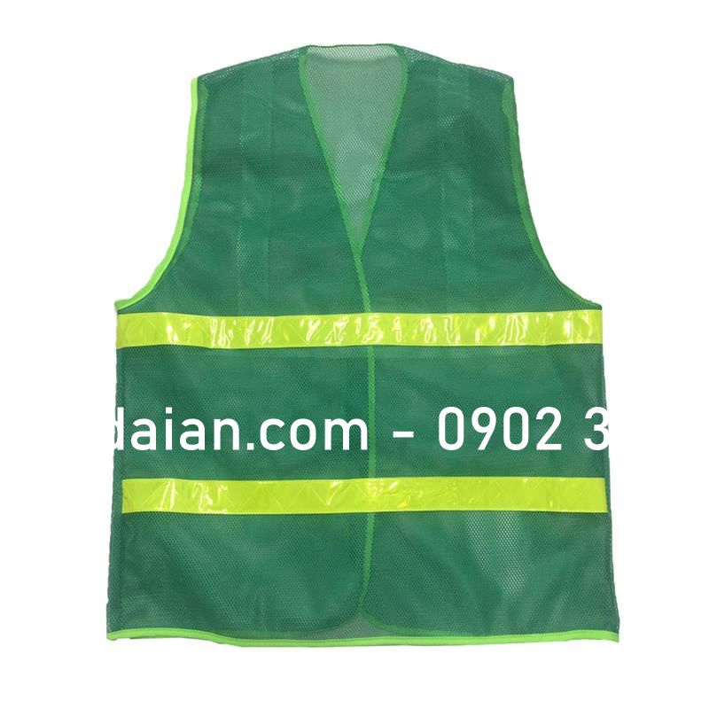 Áo phản quang lưới công nhân - phản quang nhựa