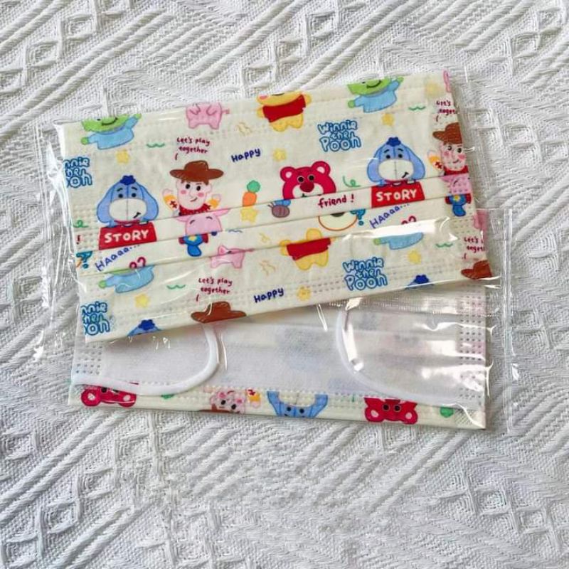 Khẩu Trang Y Tế Cho Bé Trai ,Bé Gái 4- 9Tuổi Hoạ Tiết Dễ Thương (Túi 10/50 Cái)