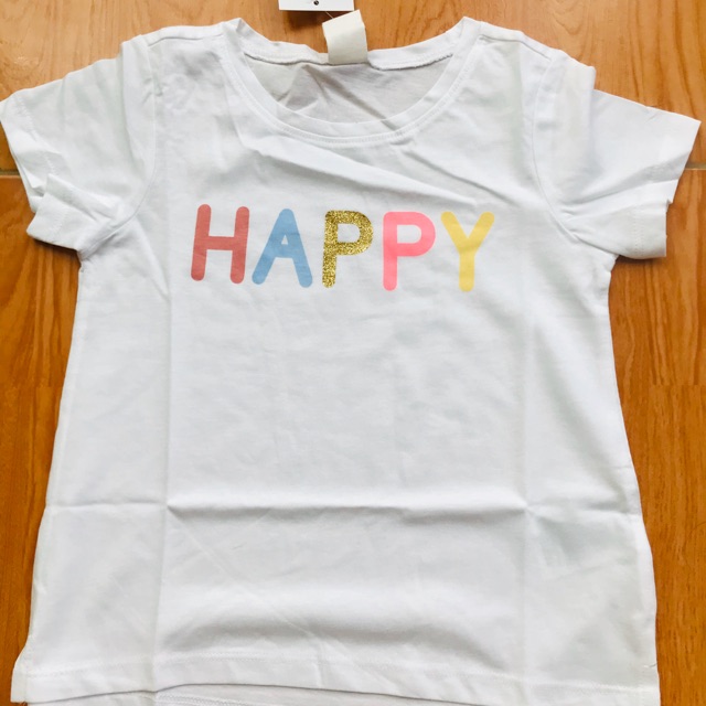 Áo phông trắng Happy HM auth