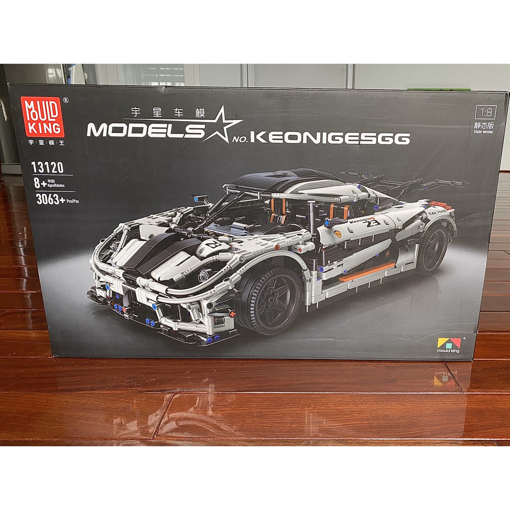 bộ lắp ráp kiểu Lego Technic Mould King siêu xe Racing Car Koenigseggs 13120