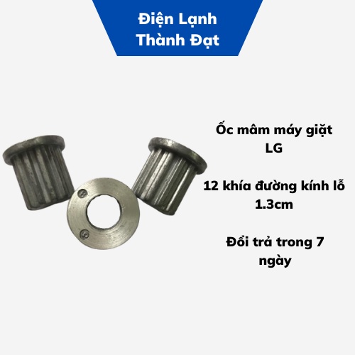 Ốc đóng mâm máy giặt LG 12 khía - đường kính lỗ 1,3cm