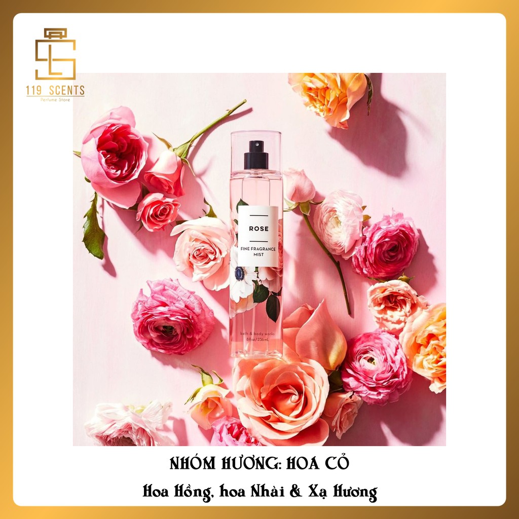 [🌸 BST HOA CỎ 🌸 – ĐỦ MÙI] Xịt Thơm Nước Hoa Toàn Thân Hương Hoa Cỏ Bath & Body Works Fine Fragrance Mist (236 ML) ® | BigBuy360 - bigbuy360.vn