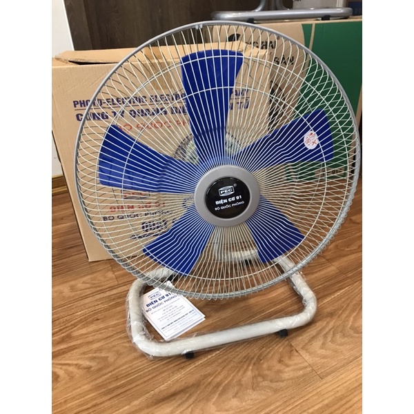 Quạt chân quỳ - Quạt sàn Công Nghiệp QS-450- Điện Cơ 91- Bộ Quốc Phòng -hàng chính hãng -giá rẻ BH 12T