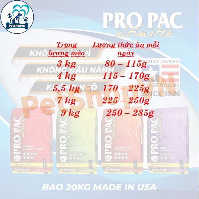 Thức Ăn Cho Mèo Và Mèo Con Hạt PROPAC ULTIMATES DEEP SEA SELECT Bao 6Kg Vị Cá Trắng & Đậu Hà Lan