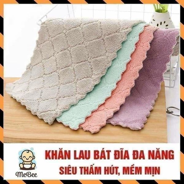 KHĂN LAU NHÀ BẾP COMBO 50 KHĂN 90K