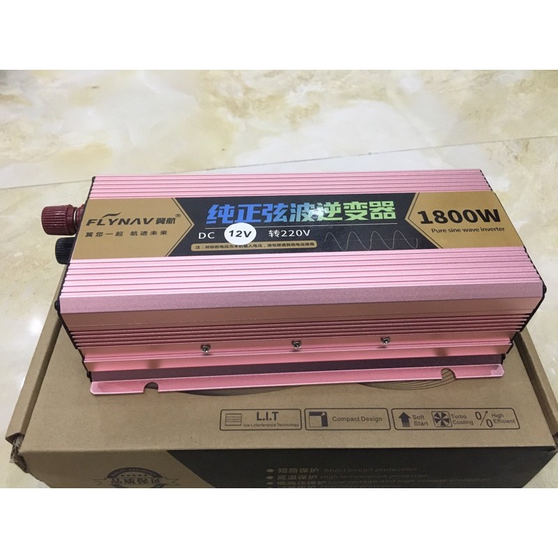 Kích điện sine chuẩn 12V 1800W