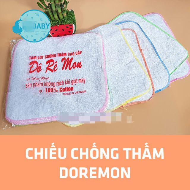 Chiếu lót doremon giặt được bằng máy