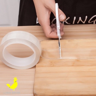 Băng dính 2 mặt siêu dính Nano trong suốt 3cm*3m dính mọi bề mặt tiện lợi