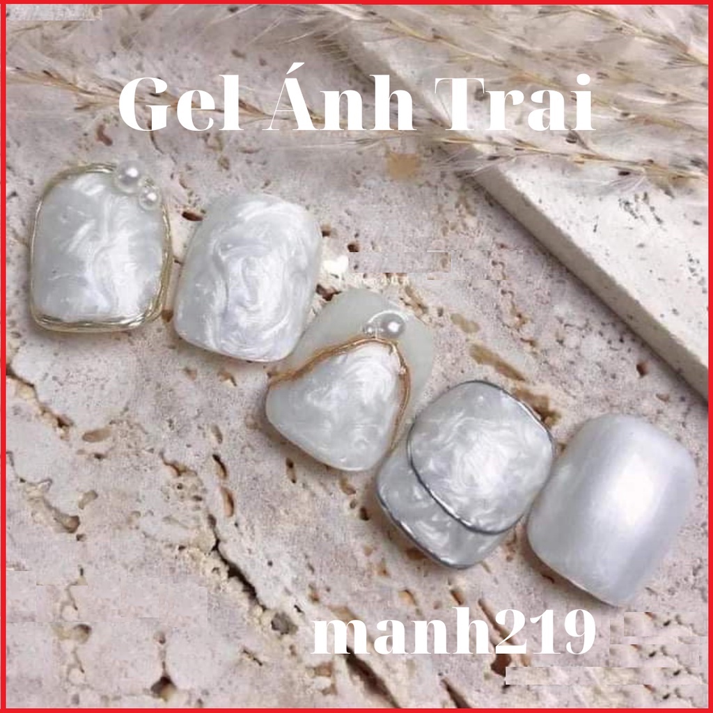 Gel ngọc trai, Gel Ánh trai Nail hiệu ứng ngọc trai hũ 10g - nailmishops