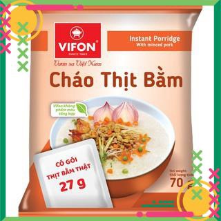 Lẻ 1 Gói Cháo Vifon Có Gói Thịt bằm/ sườn/ gà/ trứng muối/ nấm đông cô 70g