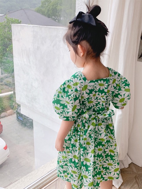 Set đôi mẹ và bé xanh lá baby and mom