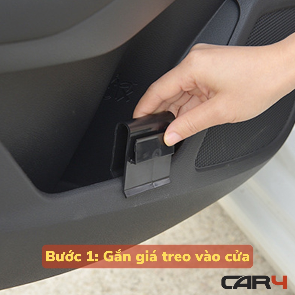 Thùng rác ô tô mini gắn cửa tiện lợi Car4 - (KM Khai Trương)