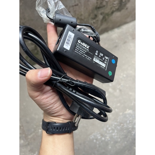 dây nguồn máy in tem nhãn godex 24v 2.5a