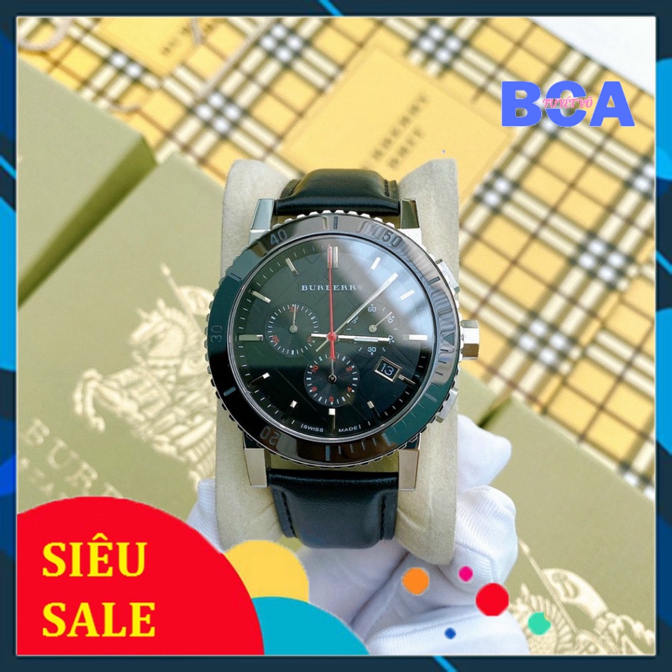 Đồng Hồ Nam Thương HiệuBURBERYBU9382 Chống Nước,Chống Trầy Xước Size 42mm,Đồng Hồ Chính Hãng Giá Siêu Rẻ ,