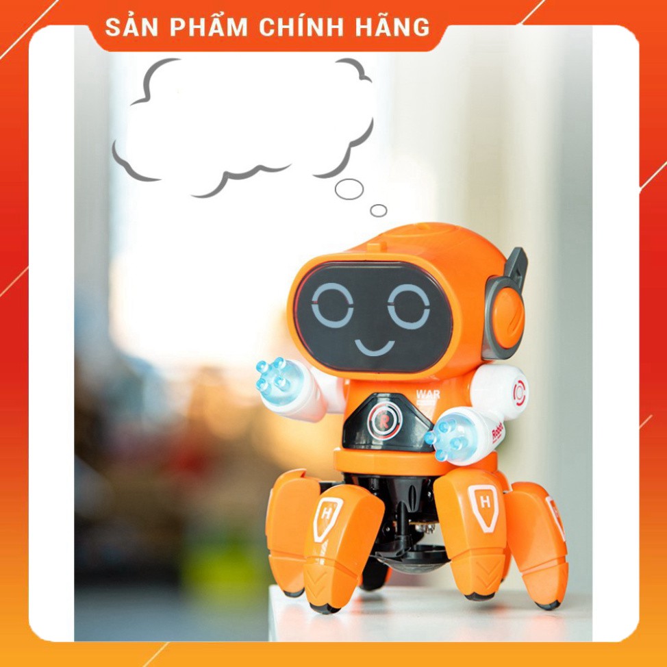 Robot 6 chân đồ chơi thông minh cao cấp ⚡️𝐌𝐈𝐄̂̃𝐍 𝐏𝐇𝐈́ 𝐒𝐇𝐈𝐏⚡️ tặng kèm pin [HOT TREND]