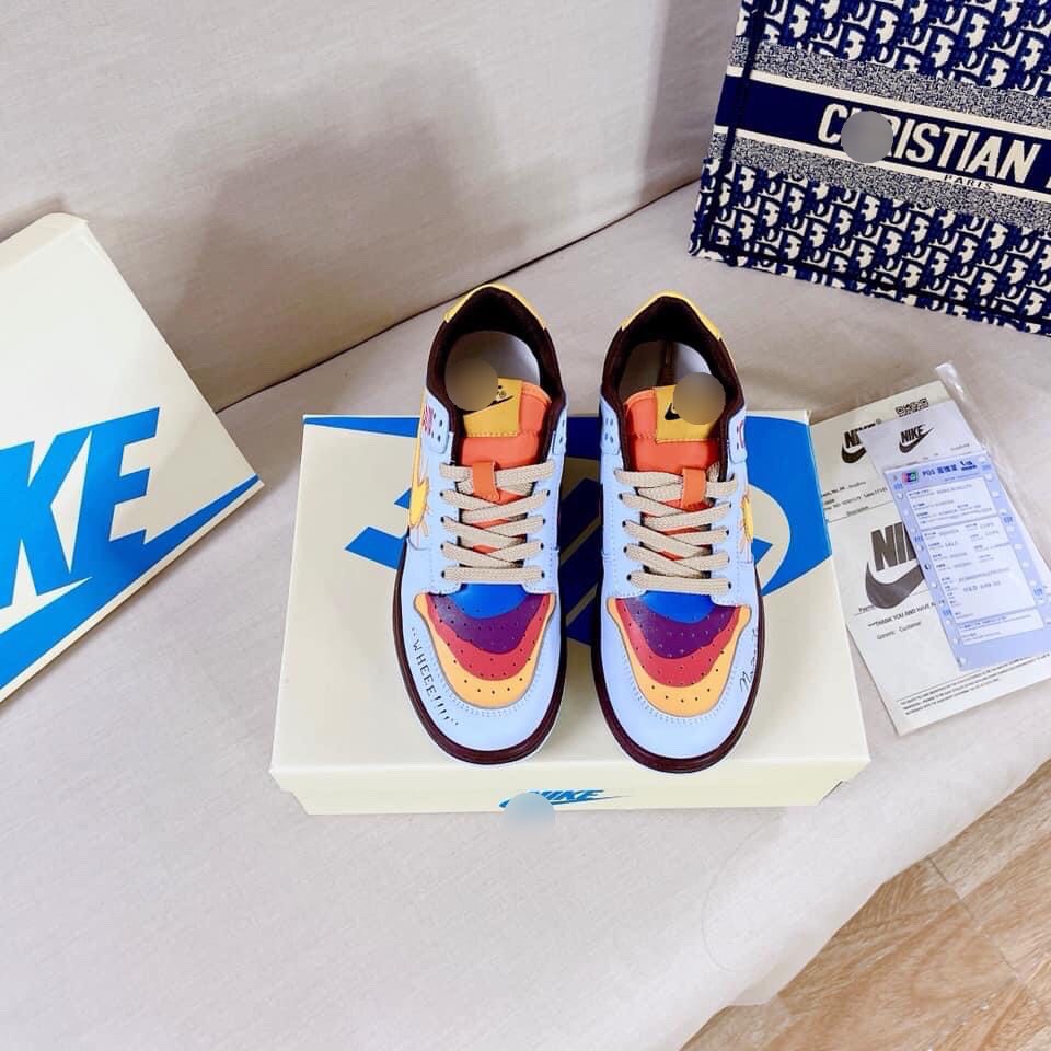 Giày thể thao màu xanh mặt trời siêu đẹp, giày sneaker Sun mặt trời size nữ