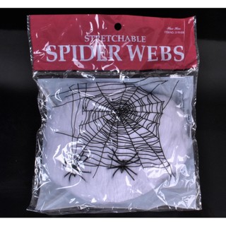 Mạng nhện kèm nhện trang trí halloween