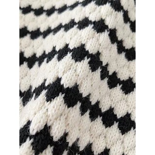 Áo Cardigan len dáng ngăn cổ Tim