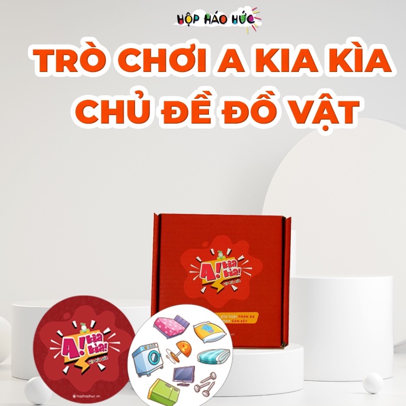 Hộp Háo Hức MỘT NGÀY CỦA BÉ Cho Bé 3-6 tuổi: Set trò chơi A Kia Kìa Chủ đề động vật và Combo 3 Quyển sách