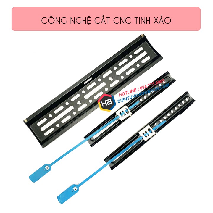 Giá Treo Tivi Siêu Mỏng A2F 32 - 43 - 50 - 55 Inch / Khung Treo Tivi Phẳng Tường - Tải trọng: 27Kg
