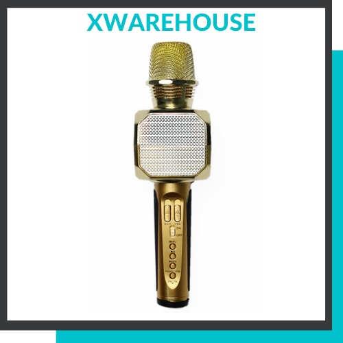 Micro Karaoke Bluetooth SDRD SD10 chính hãng hút âm tốt, micro không dây hát karaoke kèm loa bluetooth