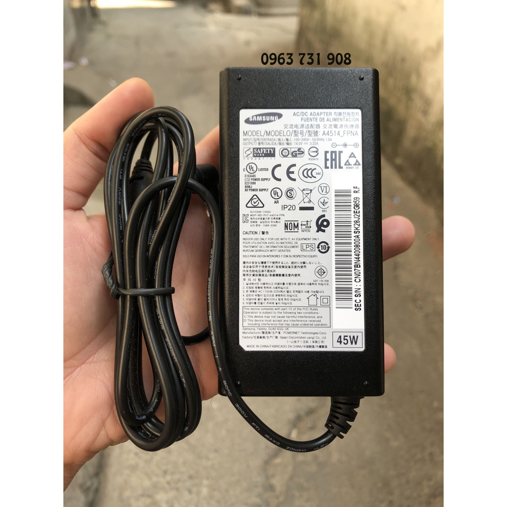 Dây Nguồn Samsung 14V 3.22A 45W Chính Hãng