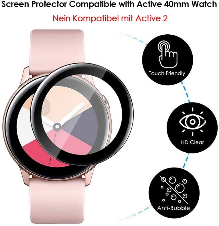Miếng Dán Bảo Vệ Màn Hình Đồng Hồ Thông Minh Cho Samsung Galaxy Watch Active 2 44mm 40mm