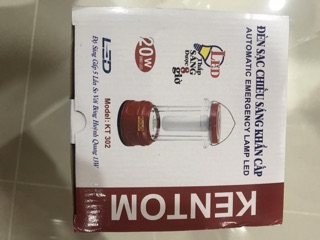 Đèn sạc Kentom KT302
