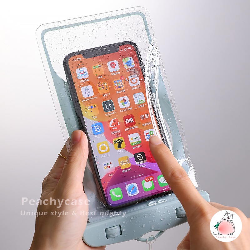 Túi Đựng Điện Thoại Chống Nước In Hình Gấu Vịt Hoạt Hình Thông Dụng Cho Hoạt Động Thể Thao Dưới Nước