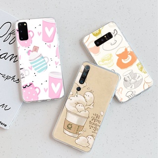 Ốp Điện Thoại Mềm Trong Suốt Hình Cà Phê Tt58 Cho Lg G5 G6 G7 G8 Thinq K9 V30 V30S V35