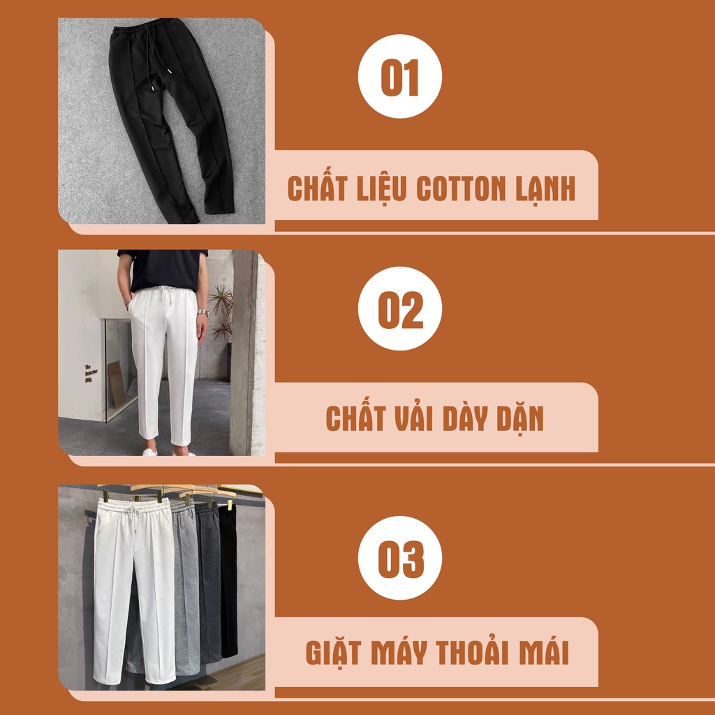 Quần tây âu ống nam đứng  chất vải tuyết mưa co giãn thoáng mát AUTOMAN Q16