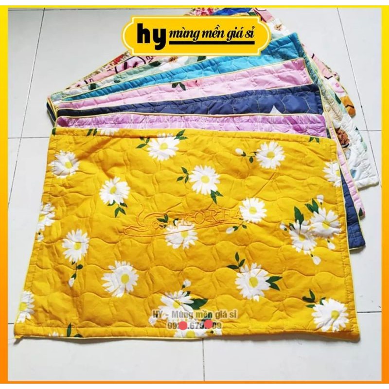 Áo gối thiêu cotton 40x60 có dây kéo(được chọn mẫu)