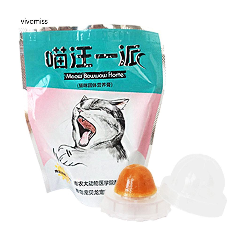 Kẹo dinh dưỡng hình viên bi dành cho mèo cưng đựng trong hộp